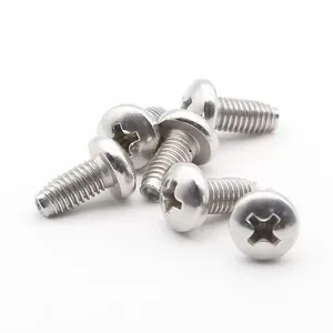 GB 6560 304 Stainless Steel Cross Recessed Pan Head Triangular Thread Self Tapping Screws thumbnail-1