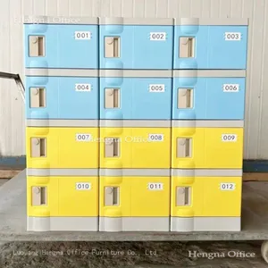 ABS Plastic Locker|Washable Multi-Tier System|1940mm Overall Height With Base for Food Processing Factory and Kitchen|Corrosion-Proof thumbnail-1