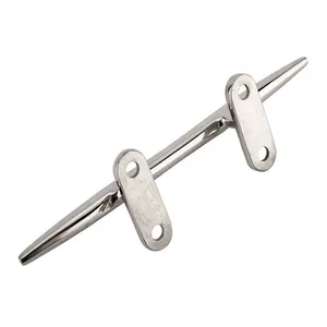 Marine Grade Mirror Polish Boat Stainless Steel Cleat Yacht Cleat Hollow Base Cleat thumbnail-3