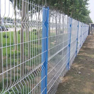3D Curved Security Wire Mesh for Industrial Compound Walls - 2.0mm Wire, PVC Coated Option thumbnail-2