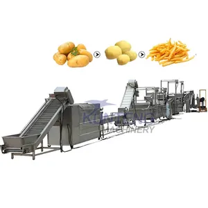 Commercial Fried Food Equipment French Fry Production Lines Frozen French Fries Potato Fry Production Line thumbnail-1