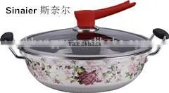 Enamel Strait Wok With Full Decals thumbnail-1