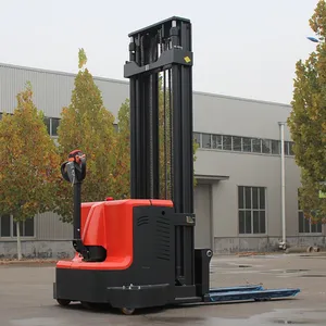 2ton Electric Reach Truck Stacker Forklift 1500kg Capacity Self Loading Stacker Pallet Stacker thumbnail-4