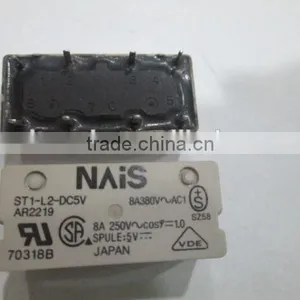 (electronic Component) NAIS DIP Relay ST1-L2-DC5V 8A 250V thumbnail-2
