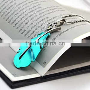 Custom Made Charms Wholesale Silver Feather Charm Pendants thumbnail-4