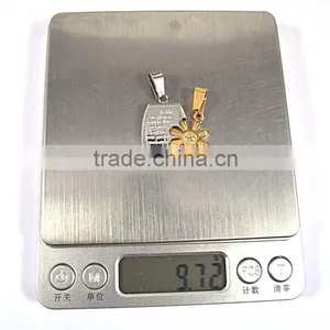 Pendants Or Charms Jewelry Type Couples Stainless Steel Pendant Flower Pendant Steel thumbnail-6
