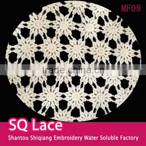 2016 Whole Sale Cotton Lace Fabric With Flower Design for Garment Accessory thumbnail-1