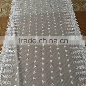 2016 Lace Accessories Hot Cotton Embroidery Lace Fabric Full Lace thumbnail-5