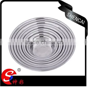 Cheap Price Kitchen Tableware Mixing Bowls Set Deep Food Container Matel Bowls Mixing Bowl Stainless Steel thumbnail-1
