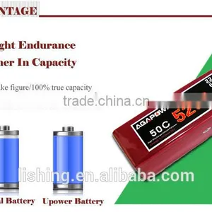 AGA POWER High Capacity Power Battery Long Cycle Life 50C 5200mah Li-polymer RC Battery thumbnail-2