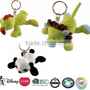 Assorted Stuffed Animals Plush Keychain, Plush Animal Keychain For Promotion thumbnail-2