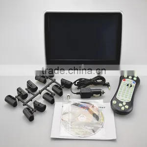 High Resolution 10.1inch Car Headrest Monitor With Touch Screen Car Dvd Player thumbnail-4