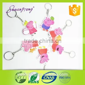 Factory Cheapest Price Fashion Design Pvc Keychain thumbnail-2