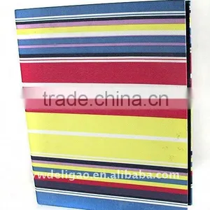 Color Cloth Wrapping Ring Binder Desktop File Holder for Office Stationery Cardboard A4 or FC Size thumbnail-1