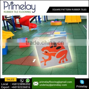 Highest Rated Playground Safety Surface Square Rubber Tile thumbnail-6