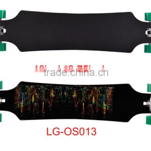 CE Twin Tip Longboard Skateboard thumbnail-1