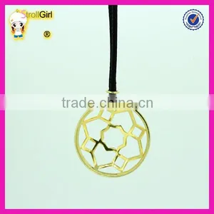 Hot Sale Yellow Gold Necklace Wholesale Latest Design Gold Necklace With Black Leather thumbnail-4