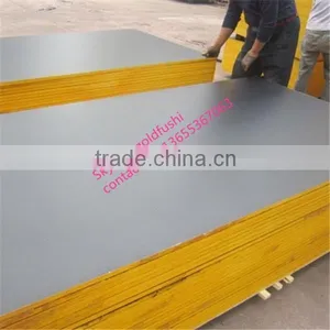 Waterproof Black Film Faced Plywood/Phenolic Plywood thumbnail-1