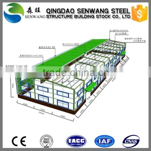2015 New Design Steel Structure Building Prefabricated Food Factory thumbnail-6