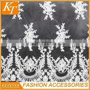 2015 High Quality Crochet Bridal Lace Fabric Wholesale thumbnail-1