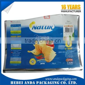 Custom Plastic Packaging Bag for Chips /snacks Banana Chips Packaging Film/plastic Bags for Potato Chips Supplier's Choice thumbnail-2