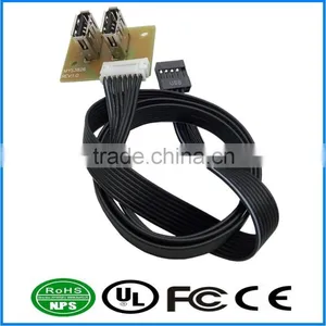 Dual USB 2.0*2 Computer Case Front Panel Cable thumbnail-1