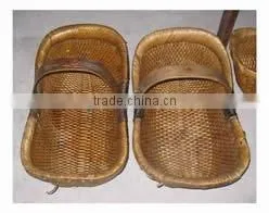 Chinese Antique Storage Bamboo Basket thumbnail-1