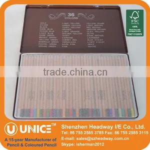 36colors Professional Drawing Pencil, FSC Cerfified Pencils in Tin Case thumbnail-3
