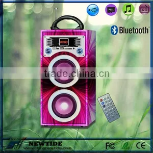 NT-WS001 USB TF FM Wood Speaker thumbnail-6