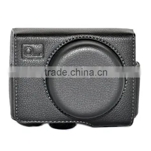 JJC Camera Bag PU Leather Case for SONY RX100 Black Dslr Camera thumbnail-1