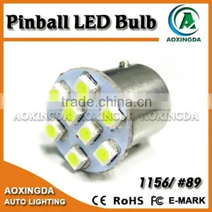 12V 13V 3528 8 SMD Bayonet Base #89 Pinball Led Bulb thumbnail-5