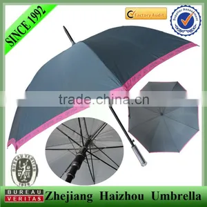 Crystal Handle Straight Rain Umbrella thumbnail-1