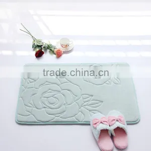 Microfibre Memory Foam Bathroom Bath Mat - 22 Colours Available/Memory Foam Bath Mat_ Qinyi thumbnail-1