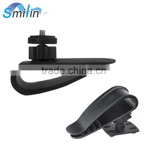360 Degree Rotatable Car Sun Visor Mounting Bracket for Camera DVR K6000 F900 K2000 thumbnail-1