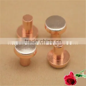 Presicion Metal Bimetal Electrical Silver Copper Alloy Contact Terminal for Circuit Breaker thumbnail-1