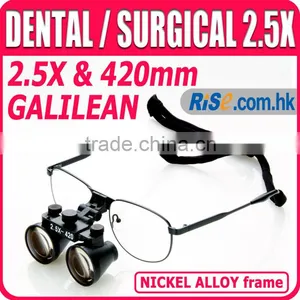 2.5x Magnifier Galilean Dentistry Frame Medical Surgical Dental Loupes thumbnail-1