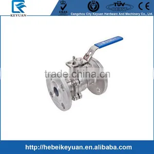 DIN Standard Stainless Steel Ball Valve , Full Port Flanged PN16 Ball Valves thumbnail-1