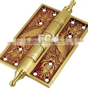 China Hardware Hotel Retro Style Copper Brass Type of Door Hinge thumbnail-2