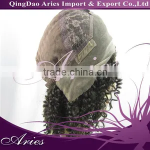 Short Curly Wigs For Black Women, Cheap Indian Kinky Curly Front Lace Wigs thumbnail-1