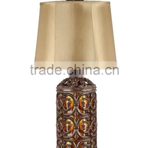 Traditional Open Work Table Lamp thumbnail-1