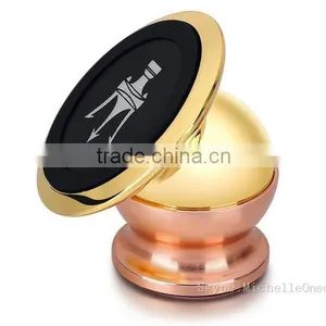 New Products 2016 24K Gold Plating Magnetic Mobile Phone Car Holder thumbnail-1
