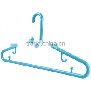 2 Hooks,big Blue Plastic Cloth Hanger thumbnail-2