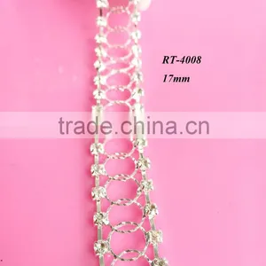 2016 New Arrival Fashion Dresses The Fashion Designs Rhinestone Trimming Applique(RT-4008) thumbnail-1