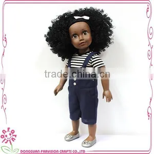 High Quality Black Doll Parts Vinyl African American Girl Dolls thumbnail-2