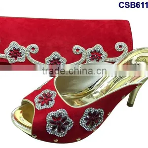 CSB6118 2016 The Latest Fashion Woman Italy Style High Heel Sandal Shoes With Fashionable Bags thumbnail-5