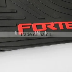 Factory Wholesale Custom Branded Logo Design Auto Floor Mats For KIA FORTE thumbnail-3
