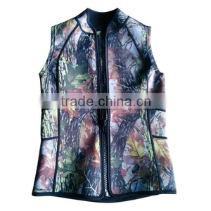 Neoprene Fabric Top Sale Camouflage Thickness Vest Neoprene Jacket thumbnail-1