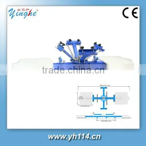 4 Color 2 Station Manual Screen Press thumbnail-1