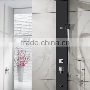 Luxury Black Set Faucets Shower Panel Y-073 thumbnail-1