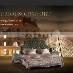 New Classic Furniture Expensive Villa Bed of Bedroom Furniture thumbnail-3